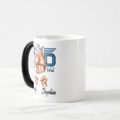 Beste papa ooit gepersonaliseerd | Aangepaste Vade Magische Mok (Voorkant links)