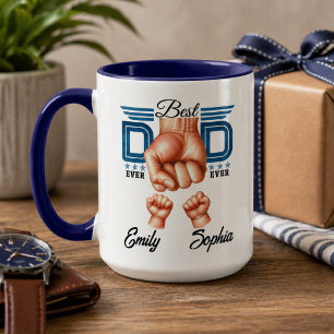 Beste papa ooit gepersonaliseerd   Douane Vaderdag Mok
