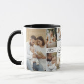Beste Papa Ooit Gepersonaliseerd Fotocollage Aande Mok (Links)