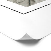 Beste papa ooit gepersonaliseerde foto en tekst poster (Hoek)