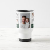 Beste Papa Ooit Gepersonaliseerde Foto Reisbeker (Center)