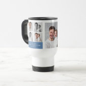 Beste papa ooit Gepersonaliseerde foto Reisbeker (Voorkant links)