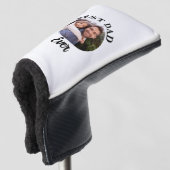 Beste papa ooit gepersonaliseerde foto template golfheadcover (3/4 voorkant)