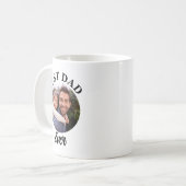 Beste papa ooit gepersonaliseerde foto template koffiemok (Voorkant links)