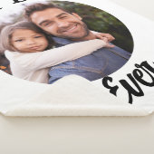 Beste papa ooit gepersonaliseerde foto template sherpa deken (3/4)