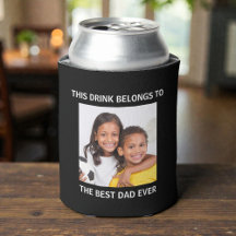 Beste Papa Ooit Gepersonaliseerde Foto Zwart