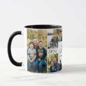 Beste papa ooit gepersonaliseerde fotocollage aand mok (Links)