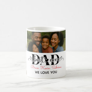 Beste Papa Ooit Gepersonaliseerde Fotocollage Koffiemok