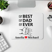 Beste papa ooit gepersonaliseerde muismat