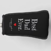 Beste Papa Ooit Gepersonaliseerde Namen Golfheadcover (Voorkant)