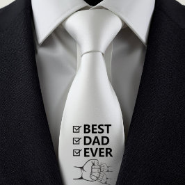 Beste papa ooit gepersonaliseerde stropdas
