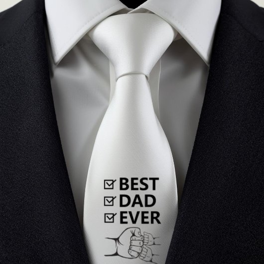 Beste papa ooit gepersonaliseerde stropdas