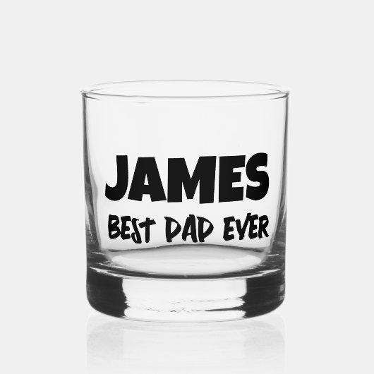 BESTE PAPA OOIT GEPERSONALISEERDE WHISKY GLAZEN GL (Voorkant)