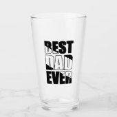 Beste Papa Ooit Glas (Voorkant)