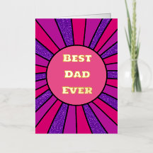 Beste papa ooit glitterstralen Vaderdag