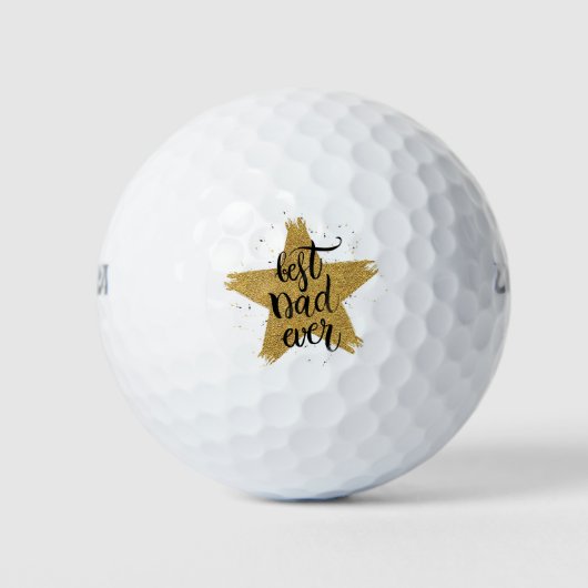 Beste papa ooit golfballen (Voorkant)