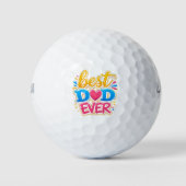 Beste papa ooit golfballen (Voorkant)