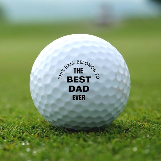 Beste papa ooit golfballen