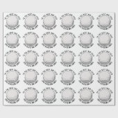 Beste papa ooit golfbalpatroon Kinder namen Cadeaupapier (Vlak)