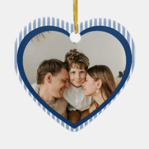 Beste papa ooit golfer Foto Minimalistische Sjablo Keramisch Ornament