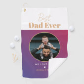 Beste papa ooit golfhanddoek (Insitu)