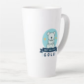 Beste Papa Ooit Golu Teddibeer Latte Mok (Rechterhoek)