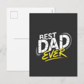 Beste Papa Ooit Graffiti Kunst Feestdagenkaart (Voorkant / Achterkant)