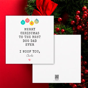 Beste Papa Ooit Grappig Prettig Kerstfeest Van Hon Feestdagenkaart
