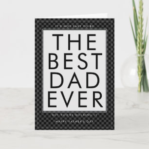 Beste Papa Ooit Grappige Moderne Vaderdag Kaart