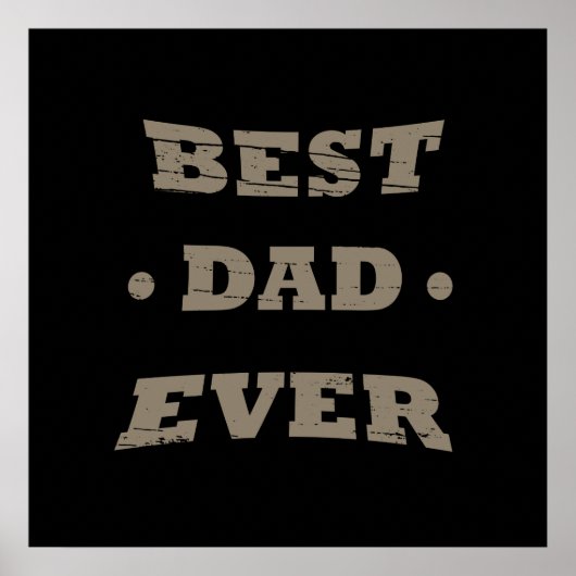 Beste papa ooit grappige vaderdag poster (Voorkant)