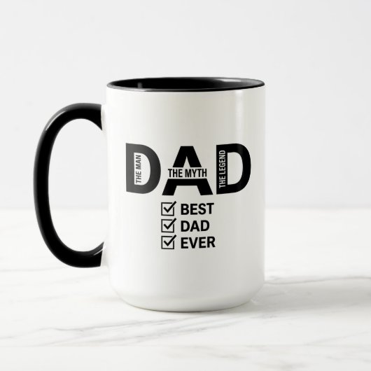 Beste papa ooit grappige vadersdag koffiemok mok (Links)