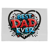 Beste papa ooit groot cadeauzakje (Achterkant)