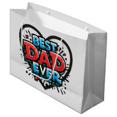 Beste papa ooit groot cadeauzakje (Voorkant Gekanteld)