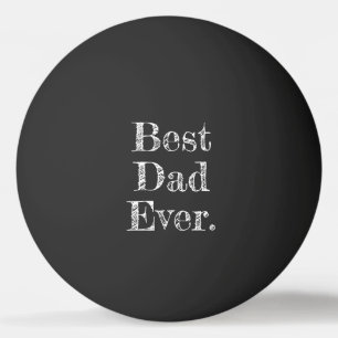 Beste Papa Ooit Handgetekende Typografie Pingpongbal