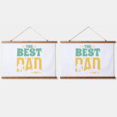 Beste papa ooit hangend wandkleed (Dubbel)