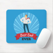 Beste papa ooit Happy Vaderdag | MUISMAT (Met muis)