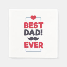 Beste papa ooit Happy Vaderdag | Servet