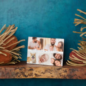 Beste papa ooit hart familie foto collage fotoplaat (Zijkant)