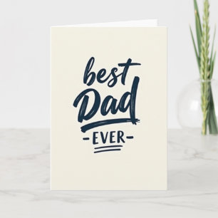 Beste Papa Ooit Indigo Kunstkaart Kaart