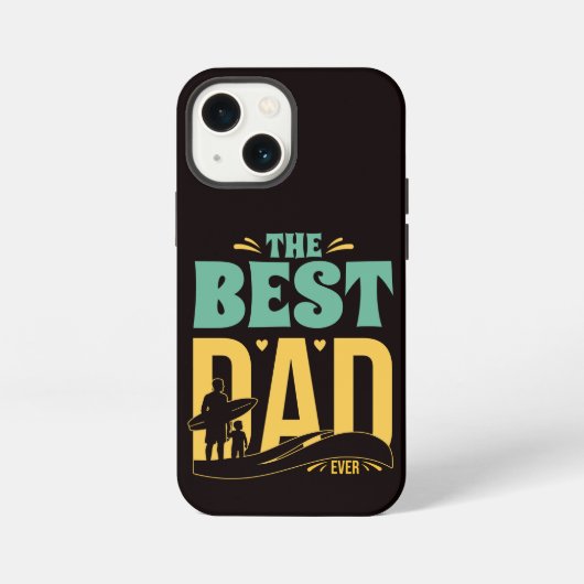 Beste papa ooit iPhone hoesje (Achterkant)