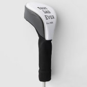 Beste papa ooit. Jaar datum naam vader's dag toevo Golfheadcover (Schuin)
