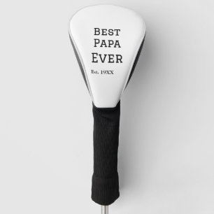 Beste papa ooit. Jaar datum naam vader's dag toevo Golfheadcover