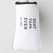 Beste papa ooit. Jaar datum naam vader's dag toevo Golfheadcover (Draai 90)