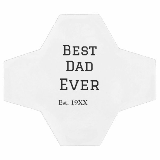 Beste papa ooit. Jaar datum naam vader's dag toevo Voetbal (Enkel)