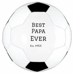 Beste papa ooit. Jaar datum naam vader's dag toevo Voetbal