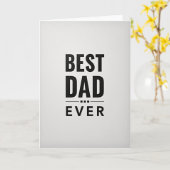 Beste Papa Ooit Kaart (Gele Bloem)