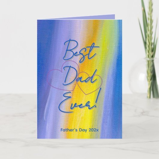 Beste Papa Ooit! Kaart (Voorkant)