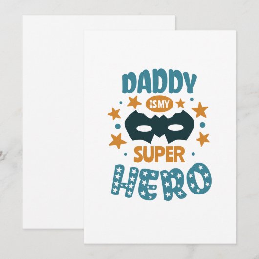 Beste papa ooit  kaart (Voorkant / Achterkant)