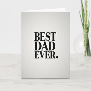 Beste Papa Ooit Kaart Met Eenvoudige Lijnen