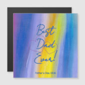 Beste Papa Ooit! Kaartmagneet (Voorkant / Achterkant)